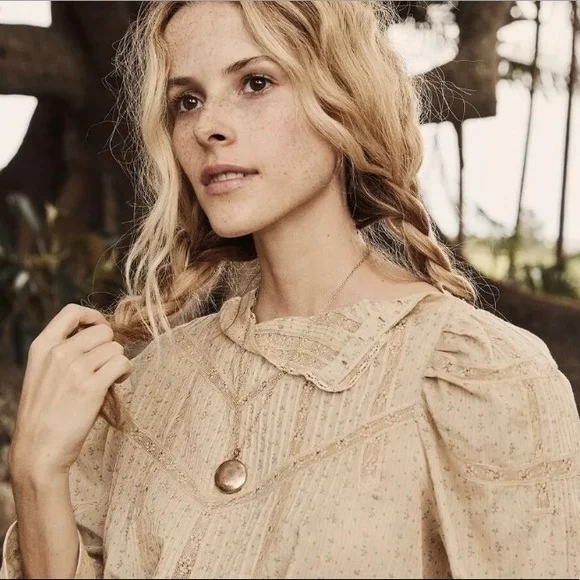 Doen Albertine Top In Frances Floral, Size L - Picture 8 of 8